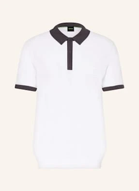 Boss Koszulka Polo Z Dzianiny Club weiss