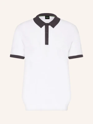 Boss Koszulka Polo Z Dzianiny Club weiss