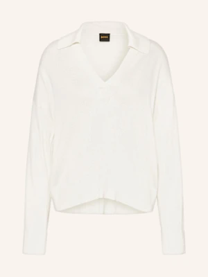 Boss Koszulka Polo Z Dzianiny Fiaffisa weiss