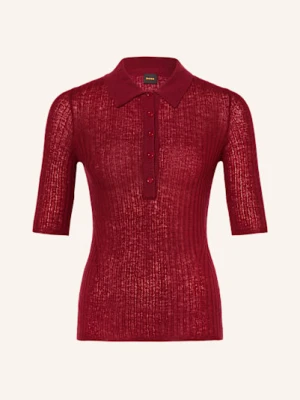 Boss Koszulka Polo Z Dzianiny Fugano rot