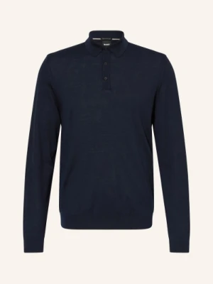 Boss Koszulka Polo Z Dzianiny Lancione blau