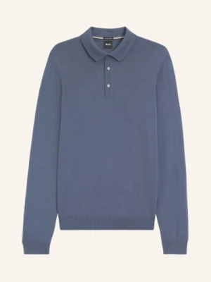 Boss Koszulka Polo Z Dzianiny Lancione blau