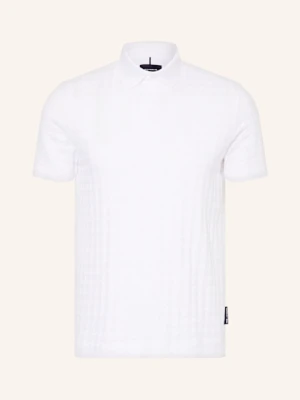 Boss Koszulka Polo Z Dzianiny weiss