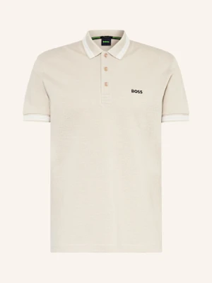 Boss Koszulka Polo Z Piki Paddy Curved Regular Fit beige