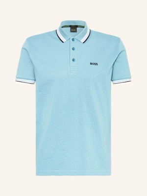 Boss Koszulka Polo Z Piki Paddy Curved Regular Fit blau