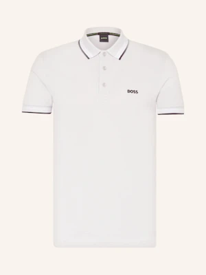 Boss Koszulka Polo Z Piki Paddy Curved Regular Fit grau