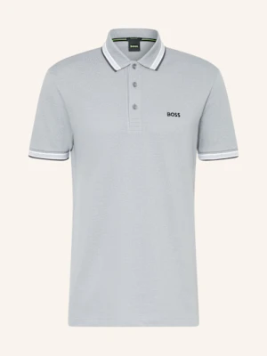 Boss Koszulka Polo Z Piki Paddy Curved Regular Fit grau