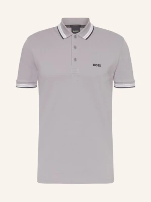 Boss Koszulka Polo Z Piki Paddy Curved Regular Fit grau