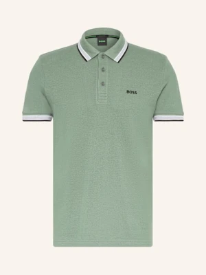 Boss Koszulka Polo Z Piki Paddy Curved Regular Fit gruen