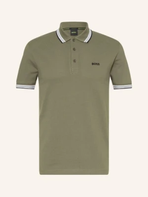Boss Koszulka Polo Z Piki Paddy Curved Regular Fit gruen