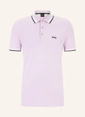 Boss Koszulka Polo Z Piki Paddy Curved Regular Fit lila