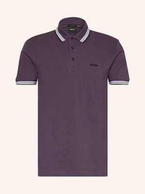 Boss Koszulka Polo Z Piki Paddy Curved Regular Fit lila
