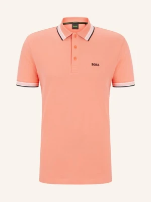 Boss Koszulka Polo Z Piki Paddy Curved Regular Fit orange