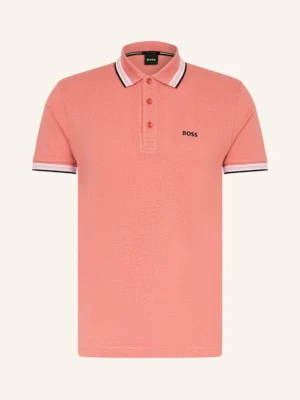 Boss Koszulka Polo Z Piki Paddy Curved Regular Fit pink