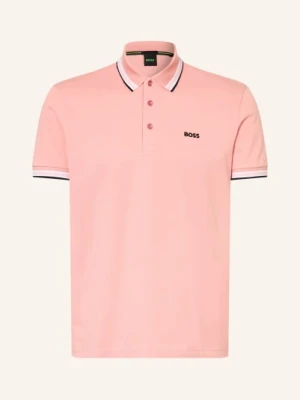Boss Koszulka Polo Z Piki Paddy Curved Regular Fit rosa