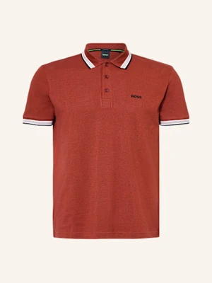 Boss Koszulka Polo Z Piki Paddy Curved Regular Fit rot