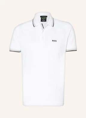 Boss Koszulka Polo Z Piki Paddy Curved Regular Fit weiss