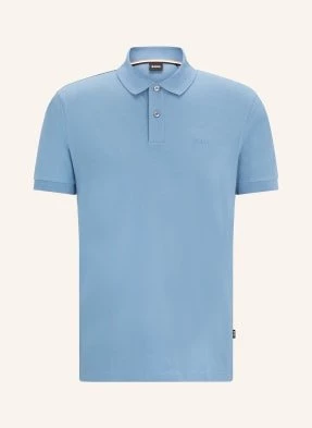 Boss Koszulka Polo Z Piki Pallas Regular Fit blau