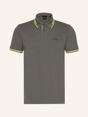 Boss Koszulka Polo Z Piki Paul Slim Fit grau