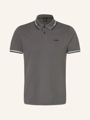 Boss Koszulka Polo Z Piki Paul Slim Fit grau