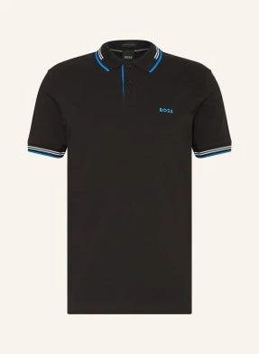 Boss Koszulka Polo Z Piki Paul Slim Fit schwarz