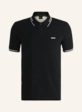 Boss Koszulka Polo Z Piki Paul Slim Fit schwarz