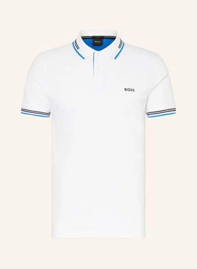 Boss Koszulka Polo Z Piki Paul Slim Fit weiss