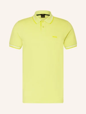Boss Koszulka Polo Z Piki Paul Slim Fit weiss