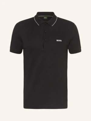 Boss Koszulka Polo Z Piki Paule Slim Fit schwarz