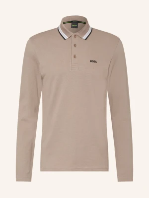 Boss Koszulka Polo Z Piki Plisy Regular Fit gruen