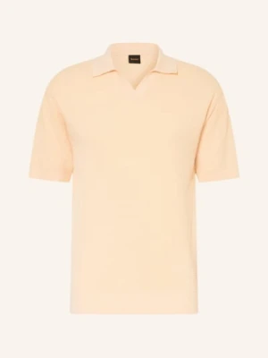 Boss Koszulka Polo Z Pikowanej Dzianiny Kocello orange