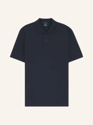 Boss Koszulka Polo Z Pikowanym Wzorem Pallas Regular Fit blau