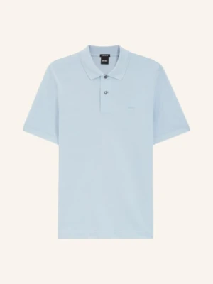 Boss Koszulka Polo Z Pikowanym Wzorem Pallas Regular Fit blau
