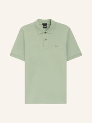 Boss Koszulka Polo Z Pikowanym Wzorem Pallas Regular Fit gruen