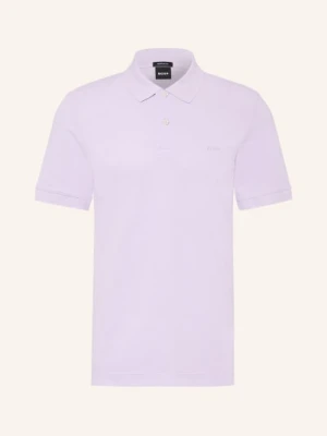 Boss Koszulka Polo Z Pikowanym Wzorem Pallas Regular Fit lila