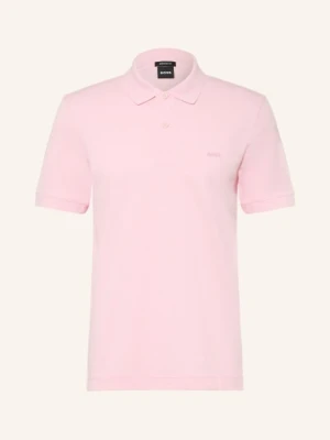 Boss Koszulka Polo Z Pikowanym Wzorem Pallas Regular Fit rosa RÓŻOWY