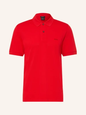 Boss Koszulka Polo Z Pikowanym Wzorem Pallas Regular Fit rot CZERWONY