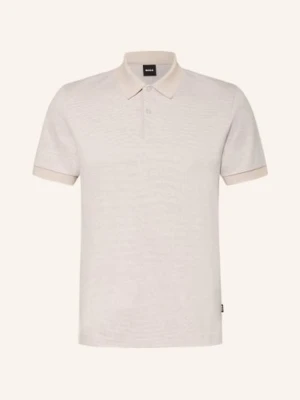 Boss Koszulka Polo Z Pikowanym Wzorem Parlay beige