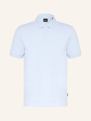 Boss Koszulka Polo Z Pikowanym Wzorem Parlay blau
