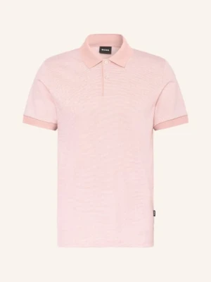 Boss Koszulka Polo Z Pikowanym Wzorem Parlay rosa