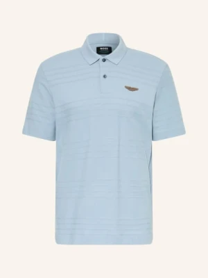 Boss Koszulka Polo Z Pikowanym Wzorem Parris blau