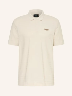 Boss Koszulka Polo Z Pikowanym Wzorem Parris weiss