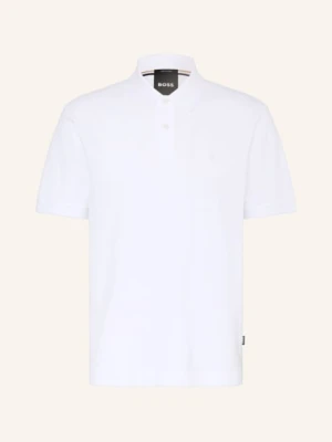 Boss Koszulka Polo Z Pikowanym Wzorem Parris weiss