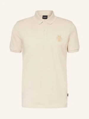 Boss Koszulka Polo Z Pikowanym Wzorem Qiang_Cny weiss