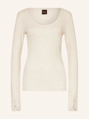 Boss Koszulka Z Długim Rękawem Edeline beige