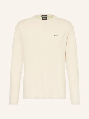 Boss Koszulka Z Długim Rękawem weiss
