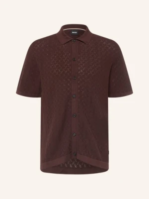 Boss Koszulka Z Dzianiny Nappo Comfort Fit braun