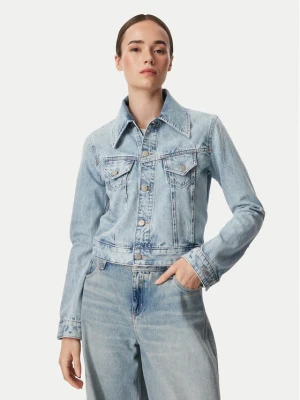 BOSS Kurtka jeansowa 50564451 Niebieski jasny Regular Fit