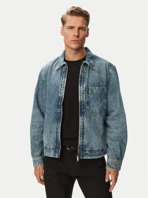 BOSS Kurtka jeansowa Luney BO 50566465 Niebieski Regular Fit