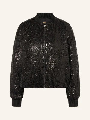 Boss Kurtka Jilloi Z Cekinami schwarz